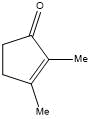 2,3-Dimethyl-2-cyclopenten-1-one structure